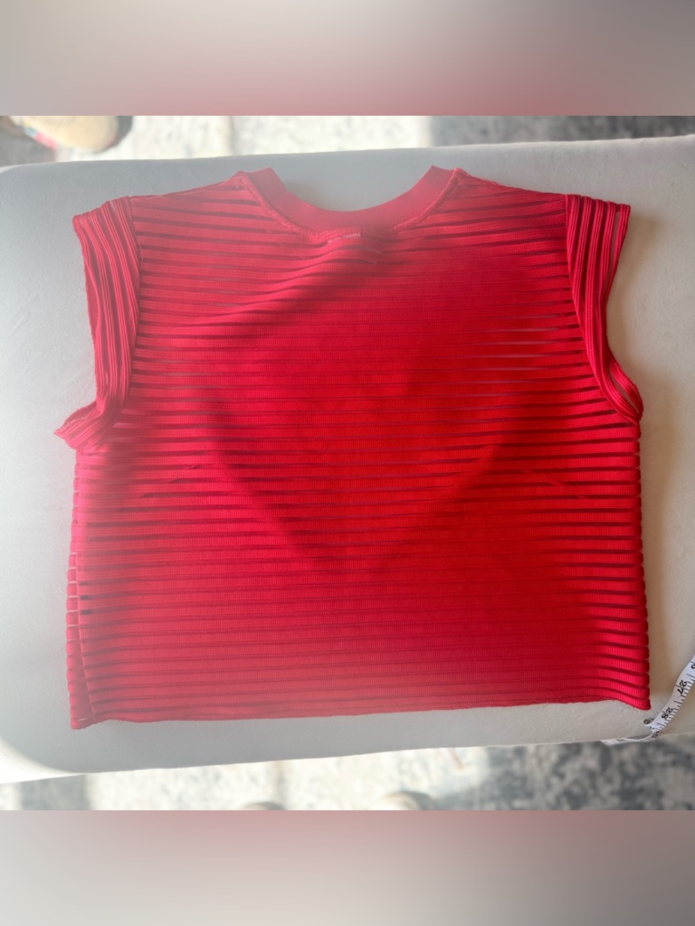 & OTHER STORIES Transparent Cropped Top Size 4 - Picture 7 of 7